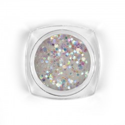 Mosaic Mix white holo spīdumi