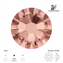 Rose gold SS5 100pcs