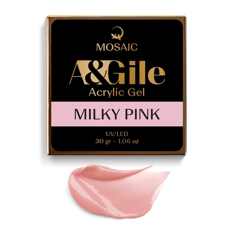 Mosaic A&Gile Milky pink acrylic gel 30 gr