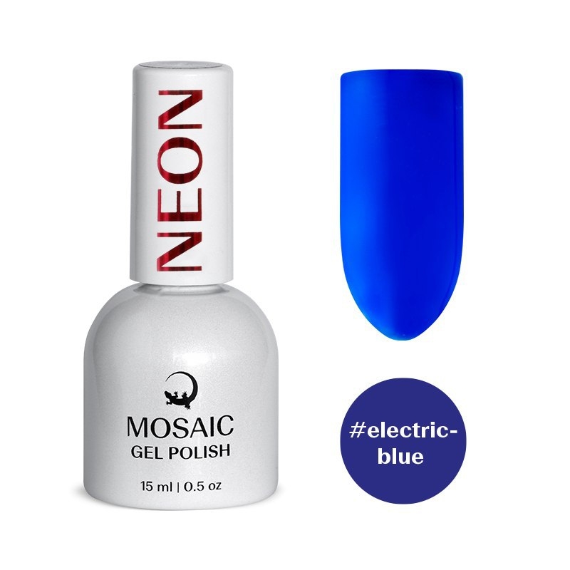 Mosaic gēllaka Electric blue 15 ml