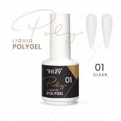 Ritzy 01 Clear Šķidrs poligēls 15 ml