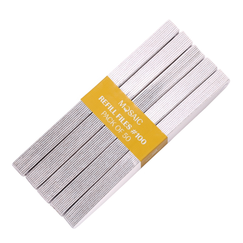 Mosaic nail file refill paper 100 - 50 pcs