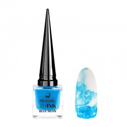 Mosaic Neon ThINK Blue neon šķidrs pigments uz spirta pamata 10 ml