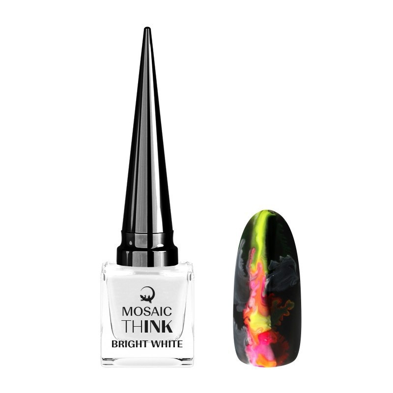 Mosaic Neon ThINK Bright white šķidrs pigments uz spirta pamata 10 ml