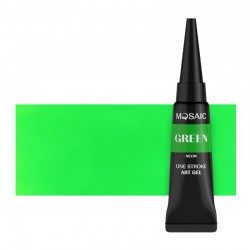 Mosaic One stroke Neon green gel paint 5 ml