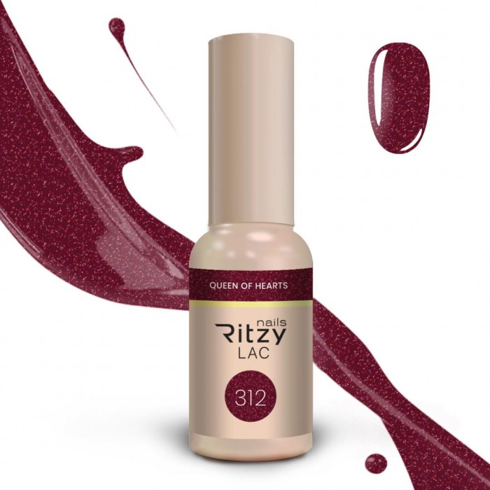 Ritzy Lac 312 Queen of hearts гель лак 9 мл