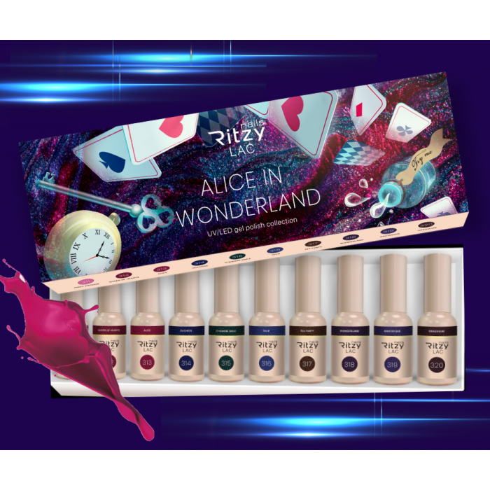 Ritzy Lac  311-320 Kolekcija Alice in wonderland gēla laka