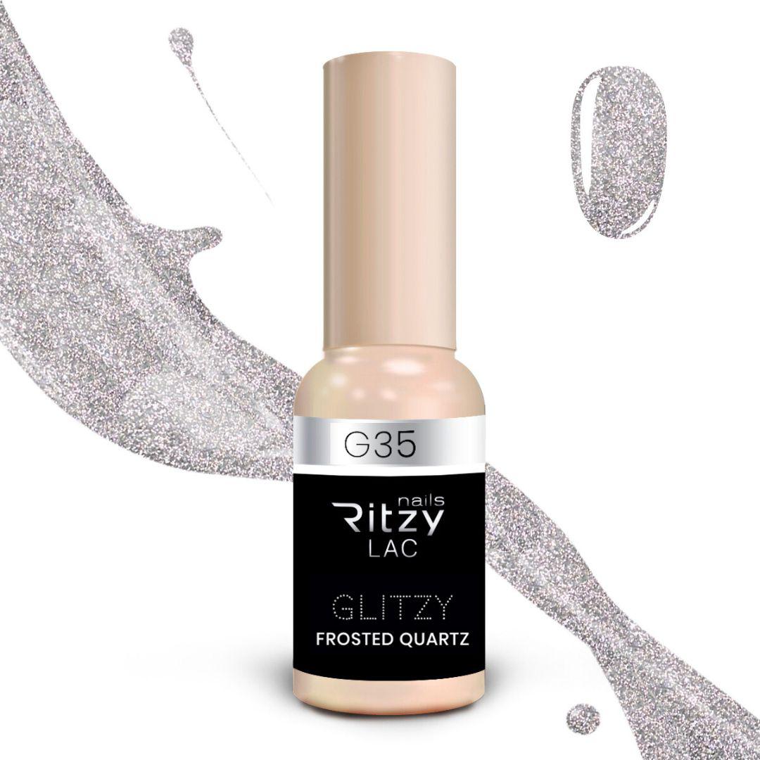 Ritzy Lac G35 Frosted Quartz gēla laka 9 ml