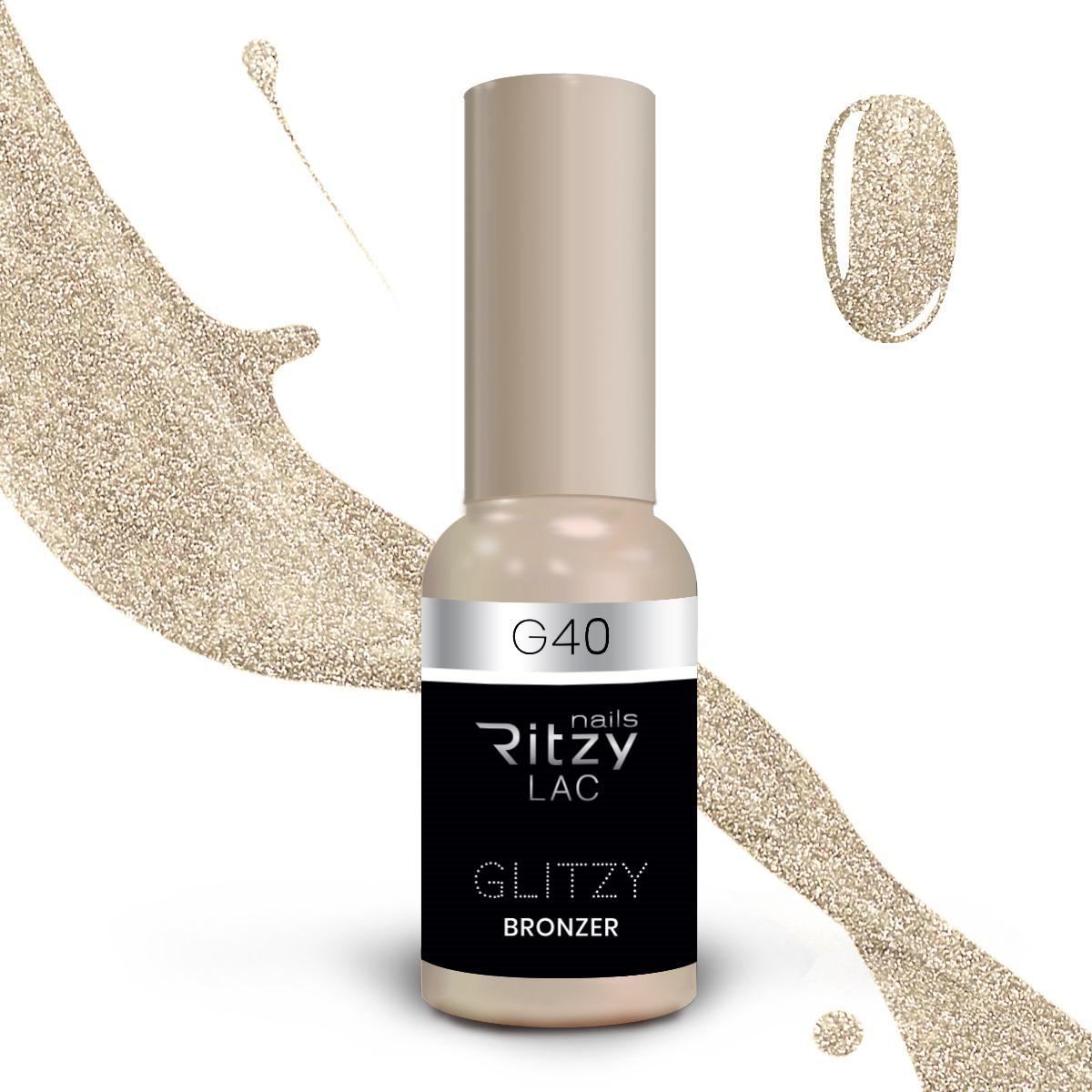 Ritzy Lac G40 Bronzer gēla laka 9 ml