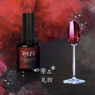 Ritzy Lac Ruby Bohemian vitrāžas gēllaka 10 ml