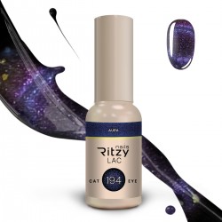 Ritzy Lac 194 Aura Cat Eye, «кошачий глаз» гель лак 9 мл