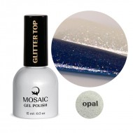 Mosaic glitter tops bez lipīgā slāņa Opal 15 ml
