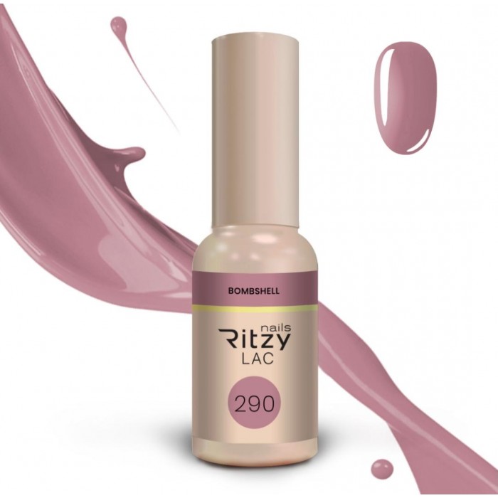 Ritzy Lac 290 Bombshell gel polish 9 ml