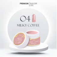 Ritzy Premium Milky coffee 04 būvējošais gēls 45 ml