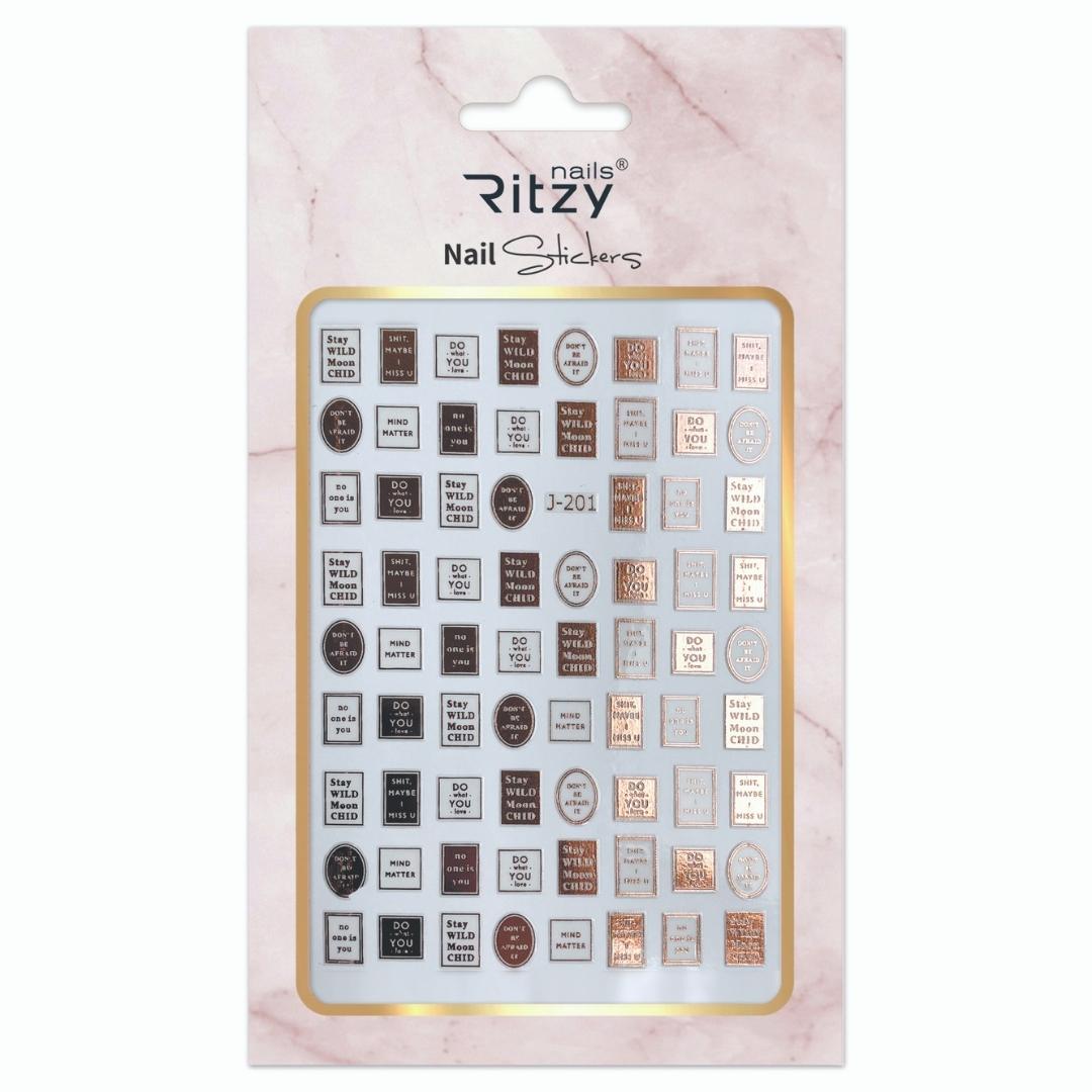 Ritzy TM/Nail art Stickers/J201