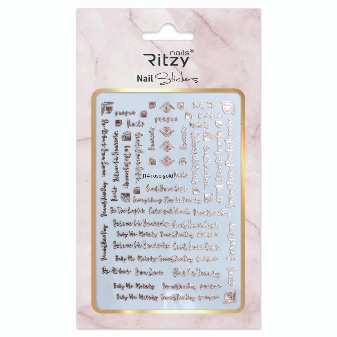 Ritzy TM/Nail art Stickers/L-J14