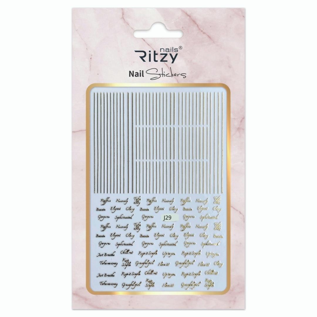 Ritzy TM/Nail art Stickers/L-J29