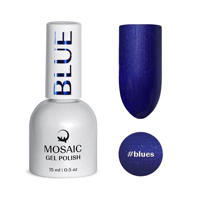 Mosaic Blues gēla laka 15 ml Mosaic Blues gēla laka 15 ml