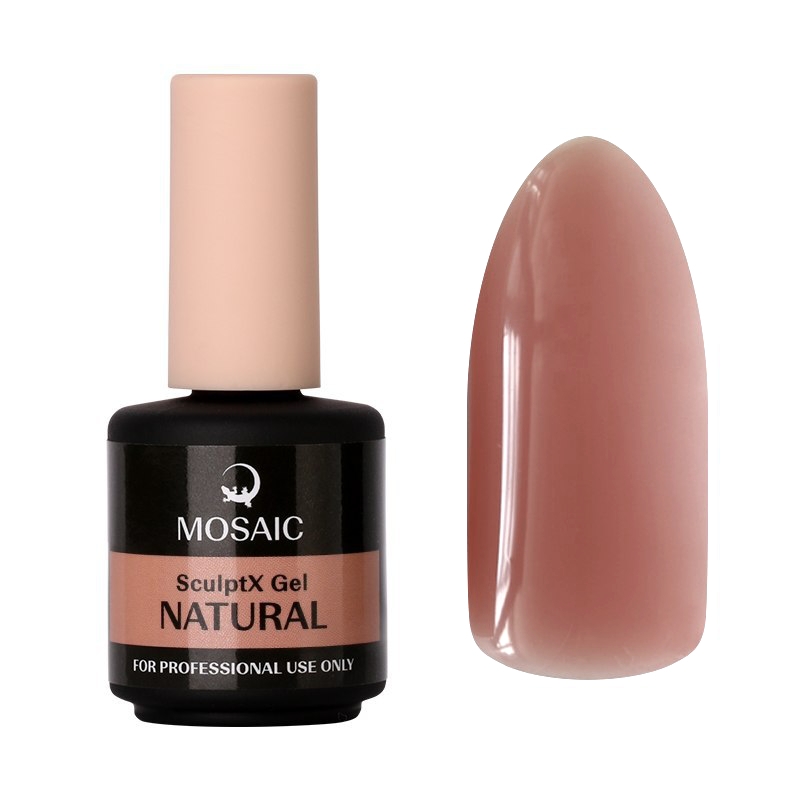 Mosaic Natural modelēšanas gēls pudelītē 15 ml Mosaic Natural modelēšanas gēls pudelītē 15 ml