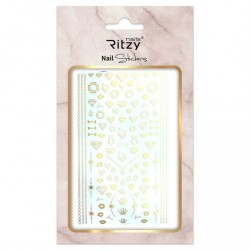 Ritzy TM/Nail art Stickers/F218 gold