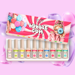 Ritzy Lac гель лак 381-390 коллекция Bubble gum 