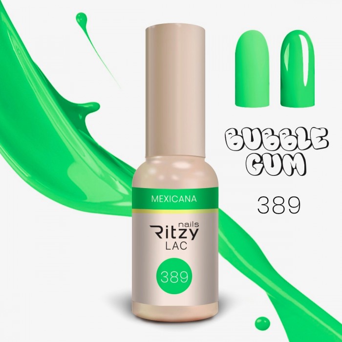 Ritzy Lac 389 Mexicana gēla laka 9 ml