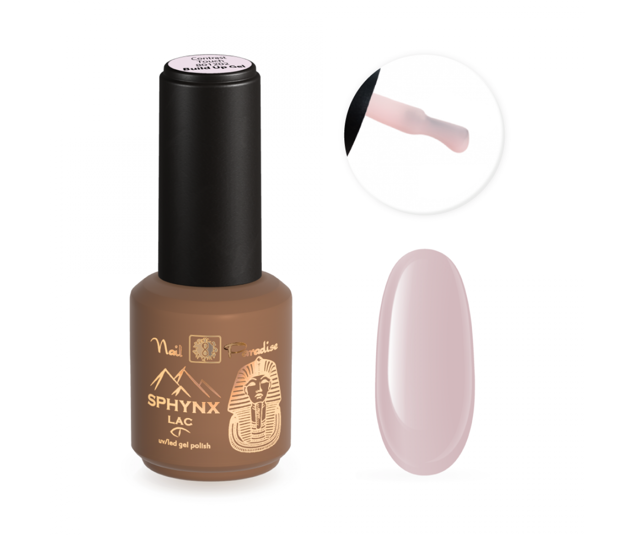 SPHYNX 801202 cietais gēls pudelītē Contrast touch 15 ml SPHYNX 801202 cietais gēls pudelītē Contrast touch 15 ml