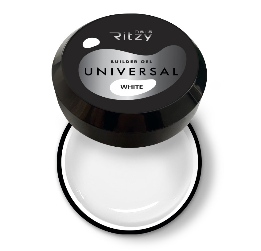 Ritzy Universal White būvējošais gēls 15 ml