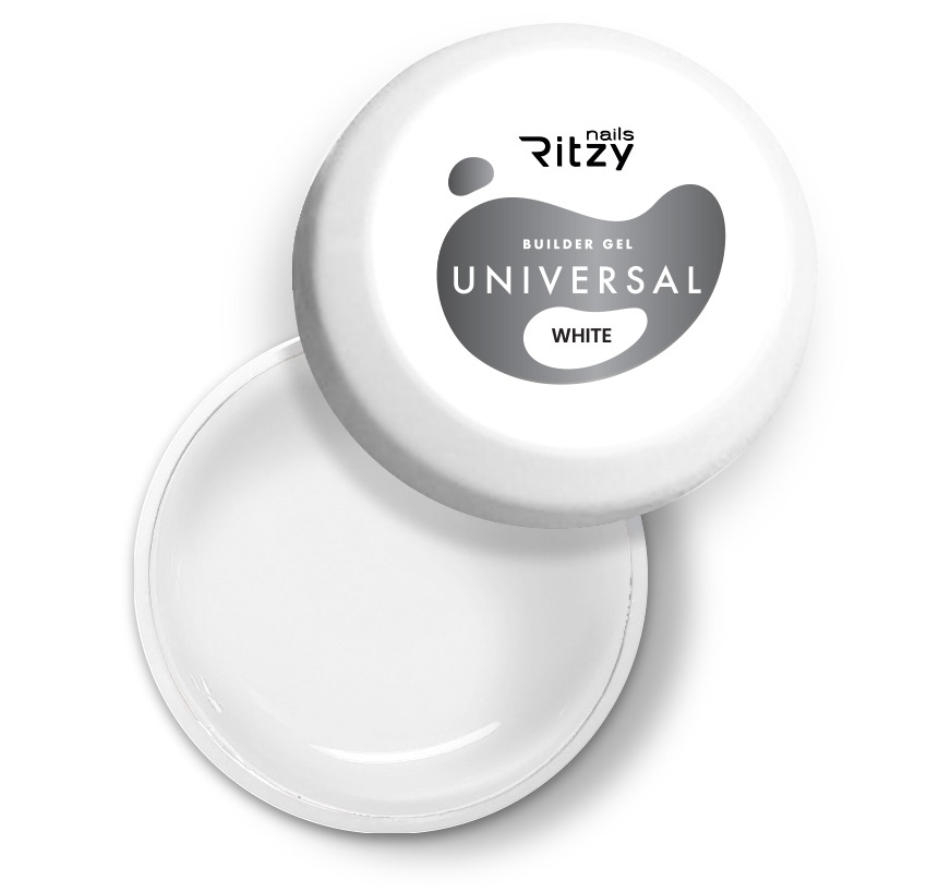 Ritzy Universal White builder gel 5 ml.