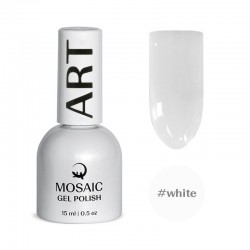 Mosaic White gēla laka 15 ml