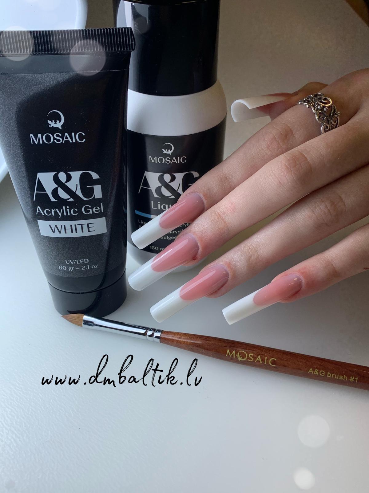 Mosaic White acrylic gel 60 gr