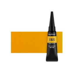 Mosaic One stroke 118 dark yellow gel paint 5 ml