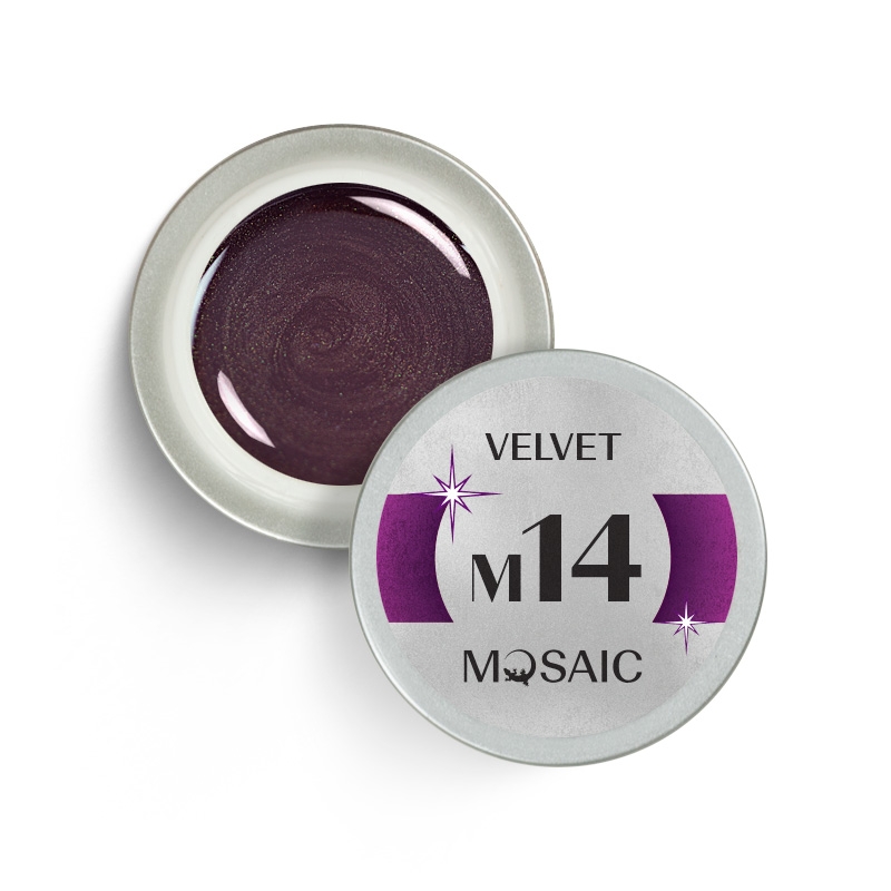 Mosaic M14 Velvet гель краска 5 мл