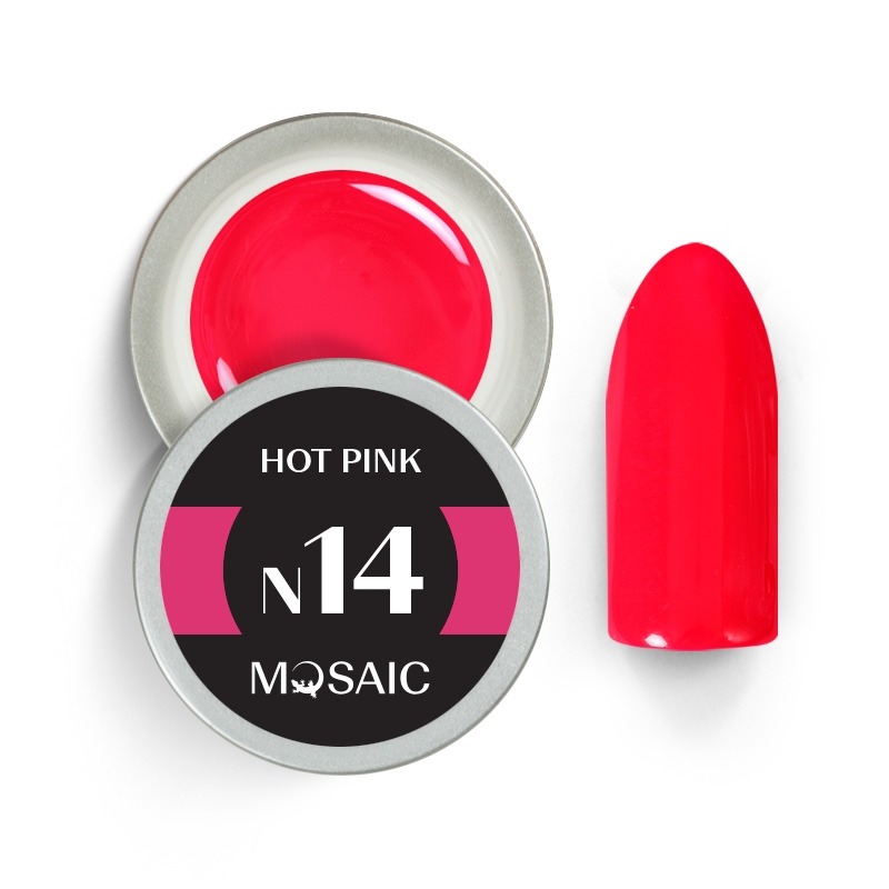 Mosaic N14 Hot pink гель краска 5 мл