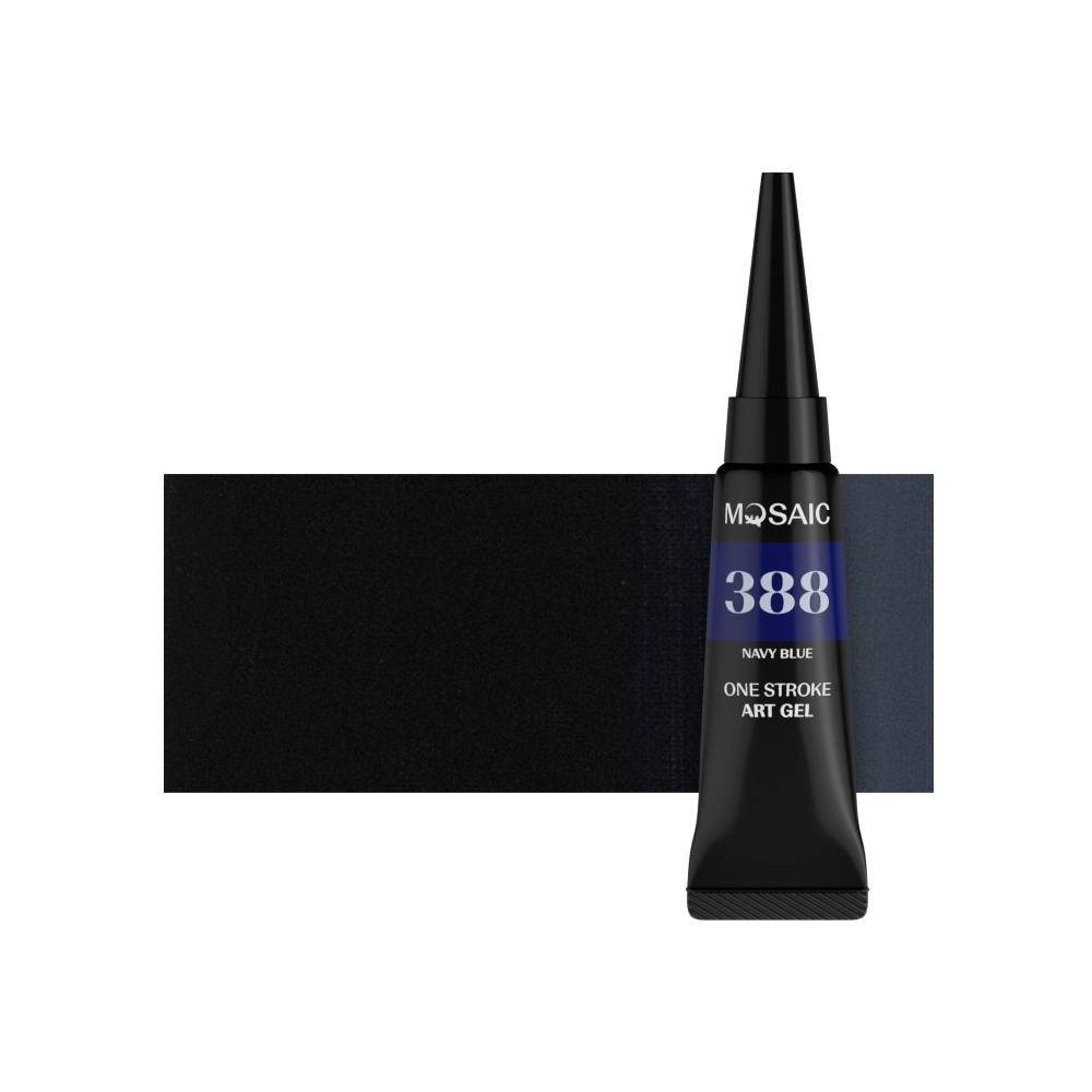 Mosaic One stroke 388 navy blue gel paint 5 ml