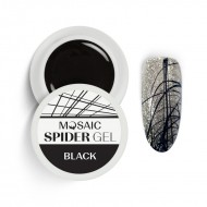 Mosaic Spider black гель паутинка чёрная 5 мл