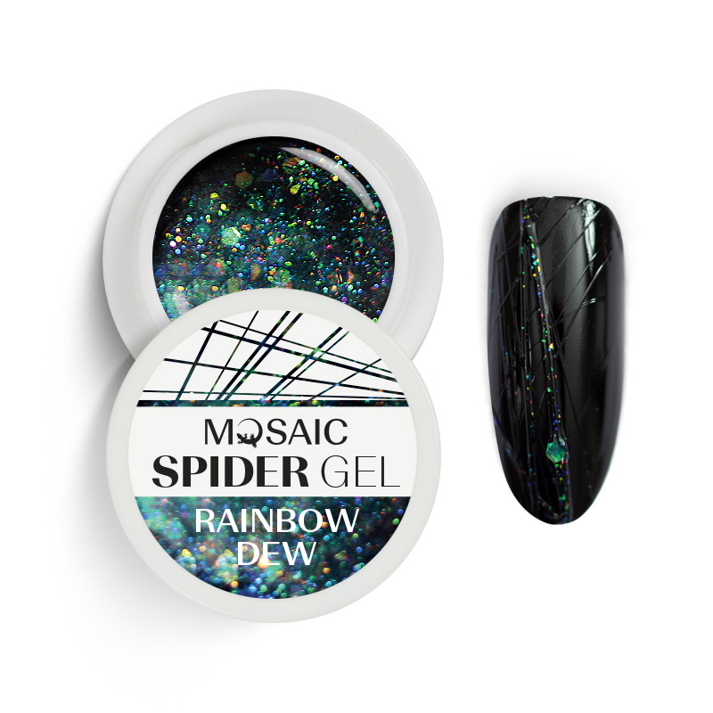 Mosaic Spider rainbow dew гель паутинка радужная роса 5 мл