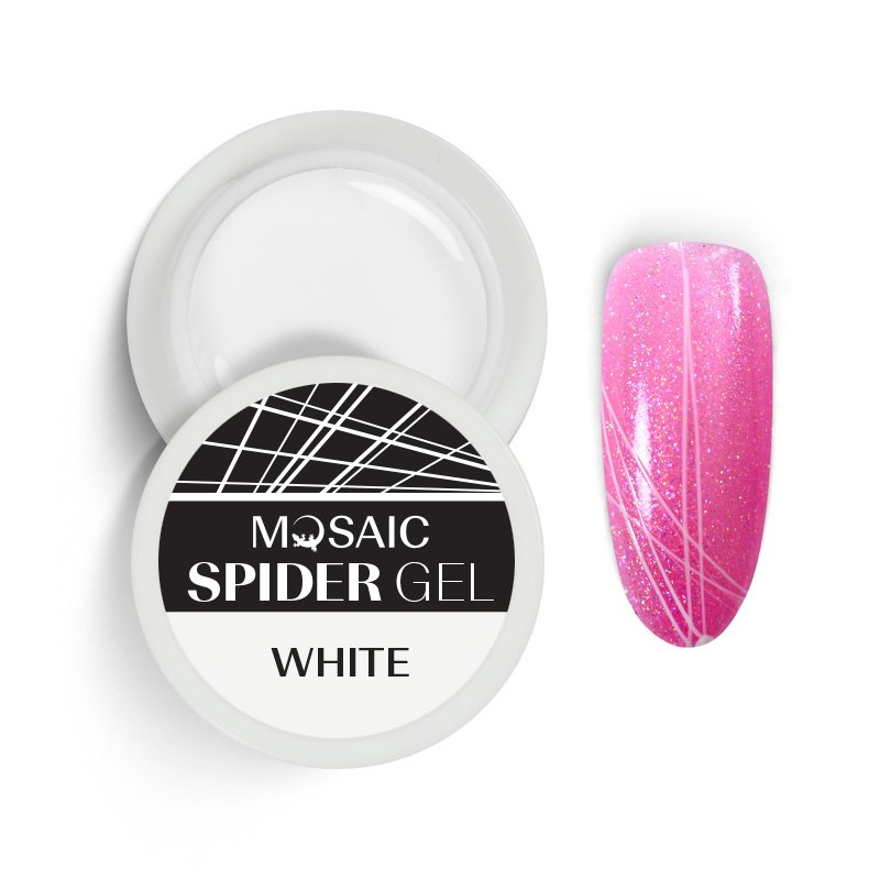 Mosaic Spider white spaidergēls balts 5 ml