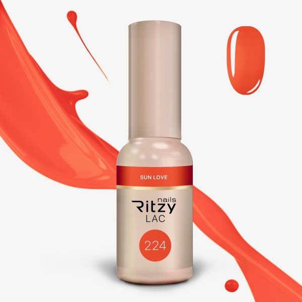 Ritzy Lac 224 Sun Love gel polish 9 ml