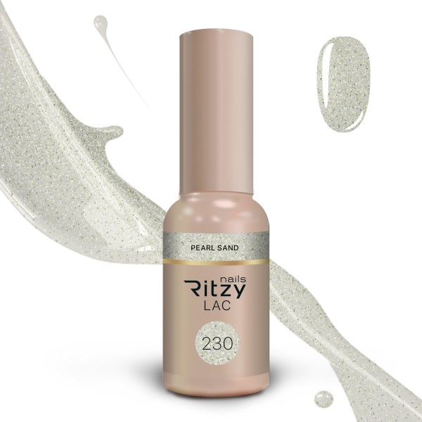 Ritzy Lac 230 Pearl Sand гель лак 9 мл