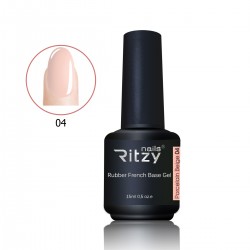 Ritzy Porcelain beige 04 kaučuka kamuflāžas bāze 15 ml