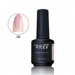 Ritzy Pink elegance 08 cover rubber base 15 ml