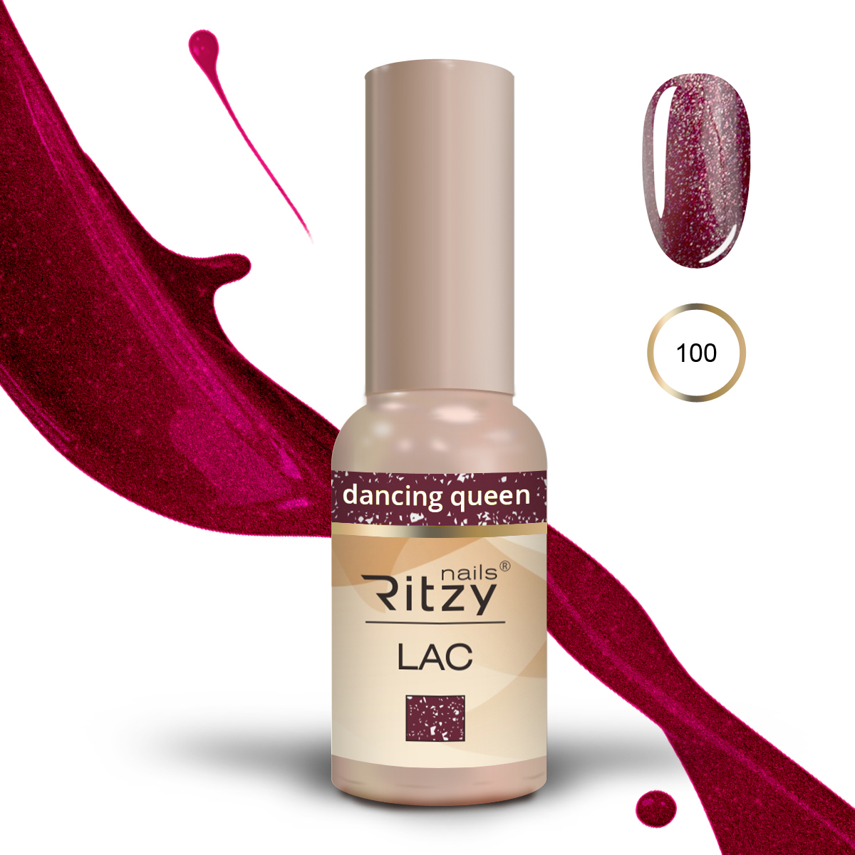 Ritzy Lac 100 Dancing Queen/gēla laka 9ml