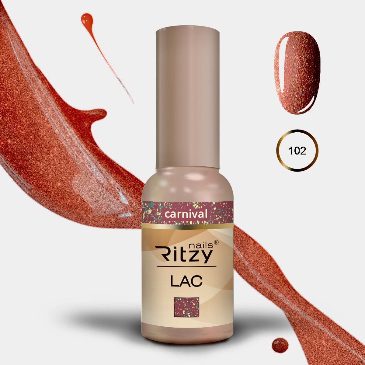 Ritzy Lac 102 Carnival/gel polish 9ml