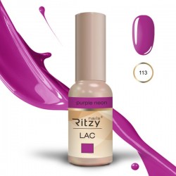 Ritzy Lac 113 Purple Neon гель лак 9 мл 