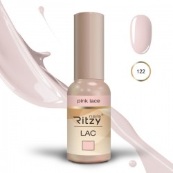 Ritzy Lac 122 Pink Lace gēla laka 9 ml