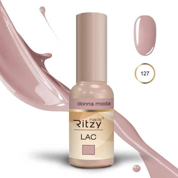 Ritzy Lac 127 Donna Moda/gēla laka 9ml