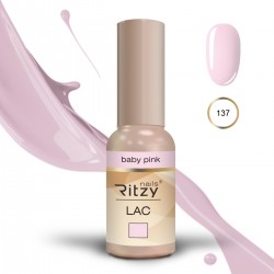 Ritzy Lac 137 Baby Pink gēla laka 9 ml