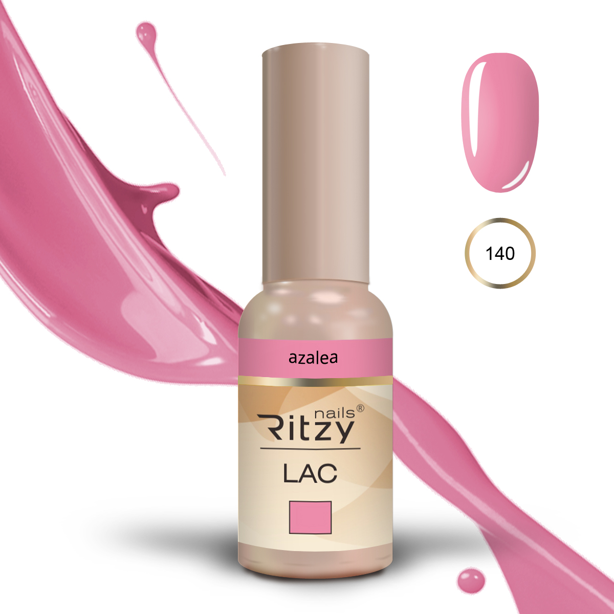 Ritzy Lac 140 Azalea/gēla laka 9ml