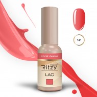 Ritzy Lac 141 Coral Desire gēllaka 9 ml